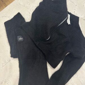 ALO Yoga Black Knit Apparel